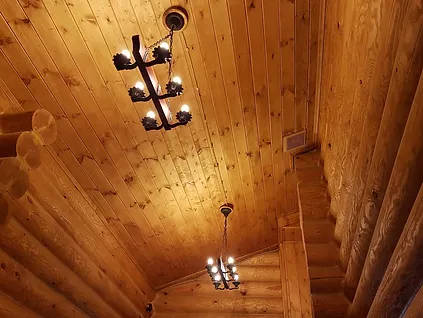 Ретро-проводка в деревянном доме, подключение люстр / светильников