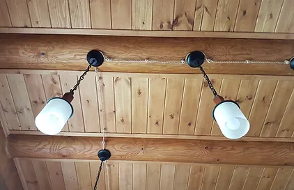 Ретро-проводка в деревянном доме, подключение люстр / светильников